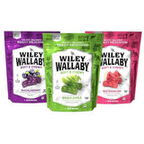 Wiley Wallaby Licorice 10 Ounce Variety Pack - Huckleberry, Apple & Watermelon Classic Gourmet Australian Style Soft & Chewy Licorice Candy - Pack