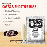 Gosh That’s Good! Creamy Vanilla Bean Flavor - 3 lb - No Syrups, No Preservatives