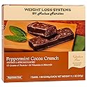 Weight Loss Systems - Meal Replacement Protein Bar - Peppermint Cocoa Crunch (7/Box) - High Protein - Low Fat - Kosher