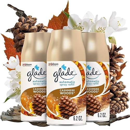 Automatic Spray Refill, Air Freshener, Cashmere Woods, 6.2 Ounce (3 Pack)