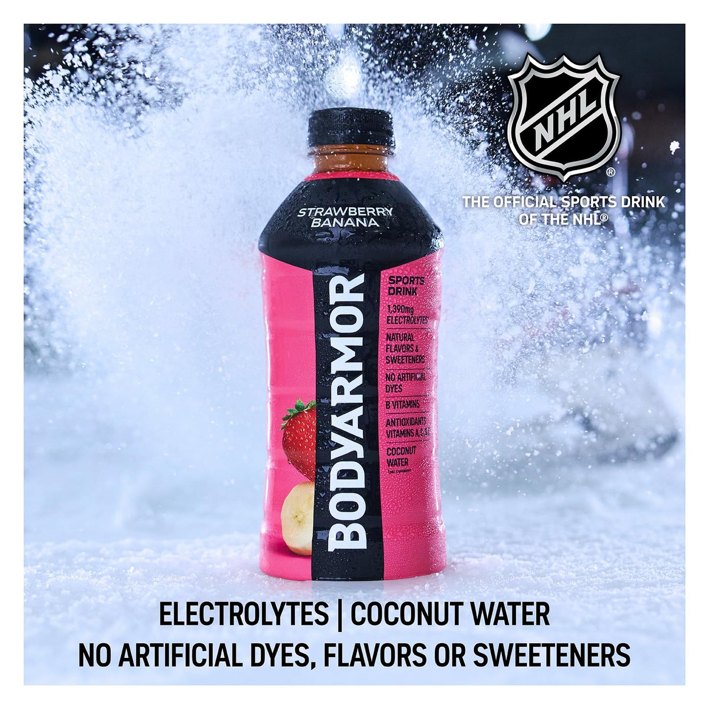 BODYARMOR Sports Drink, Orange Mango, Electrolyte Drink Hydration, 12 Fl Oz Bottles (8 Pack), Flavored Coconut Water with B Vitamins & Antioxidants