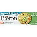 Breton Gluten Free, Garden Vegetable - Certified Gluten-Free, Made with Real Vegetables, No Artificial Colours or Flavours, 0g trans fat 135g Unit