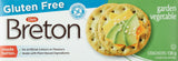 Breton Gluten Free, Garden Vegetable - Certified Gluten-Free, Made with Real Vegetables, No Artificial Colours or Flavours, 0g trans fat 135g Unit