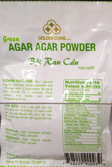 AGAR AGAR POWDER in Red, Yellow, Green or Blue (Green)