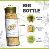 The Gourmet Collection Spice Blends Garlic Bread Spice Blend - Garlic Butter Seasoning for Cooking - Salt Free - Bread, Rice, Salad Dressing.