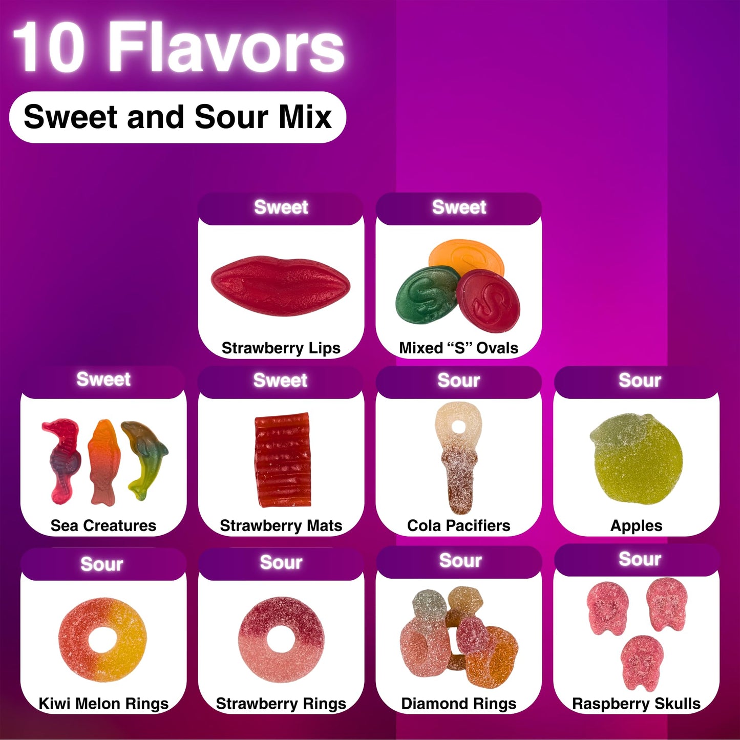 Authentic Swedish Candy Mix 1lb Sweet and Sour Swedish Vegan Gummy Candy Variety Pack, Gelatin-Free Scandinavian Treats, Dye Free Gummies from Sweden