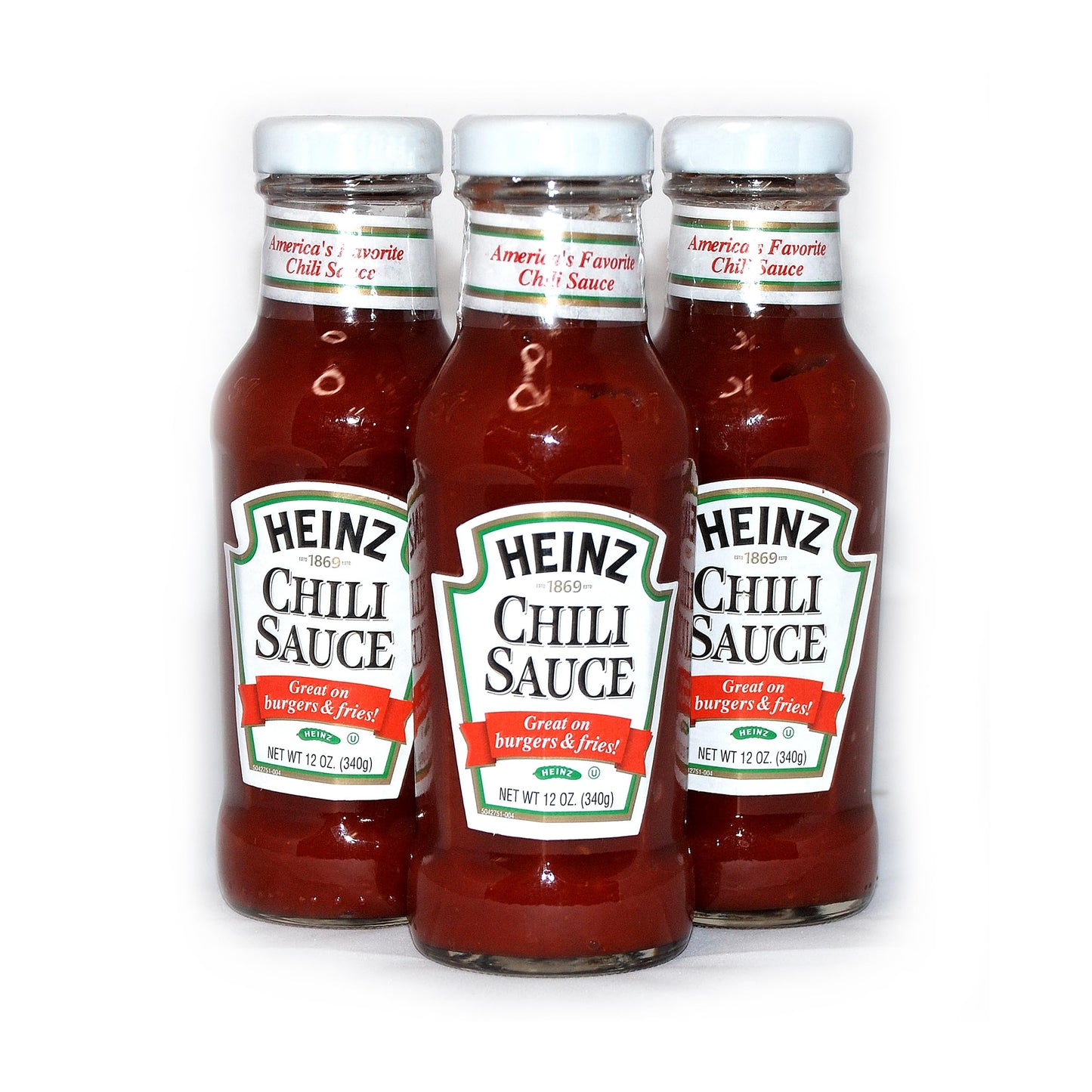 Heinz Chili Sauce, 12 FL OZ, Pack of 3