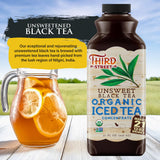 Third Street Chai Organic Unsweet Black Tea Concentrate 6-Pack, 32 Fl. Oz., Premium, Rich and Smooth Taste, Beverage Concentrate 7:1, Vegan, Gluten