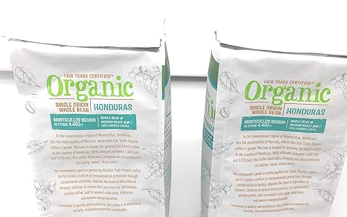 Simply Nature Organic Honduras Coffee Whole Bean - Medium Roast 2 pack