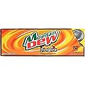 Mountain Dew Live Wire, Dew sparked with orange, 12-pack 12-ounce cans, Fridge Pack Shape