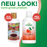 Dynamic Health Organic Tart Cherry Juice, Unsweetened 100% Juice Concentrate, Antioxidants Supplement, No Sweeteners or Additives, Vegan, Gluten Free