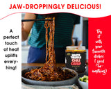 SAUCE UP White Truffle Chili Crisp Sauce - 2 Pack (6oz Each) | Premium Truffle Chili Oil | Crispy, Spicy & Umami Truffle Flavor Bomb | Vegan, Keto