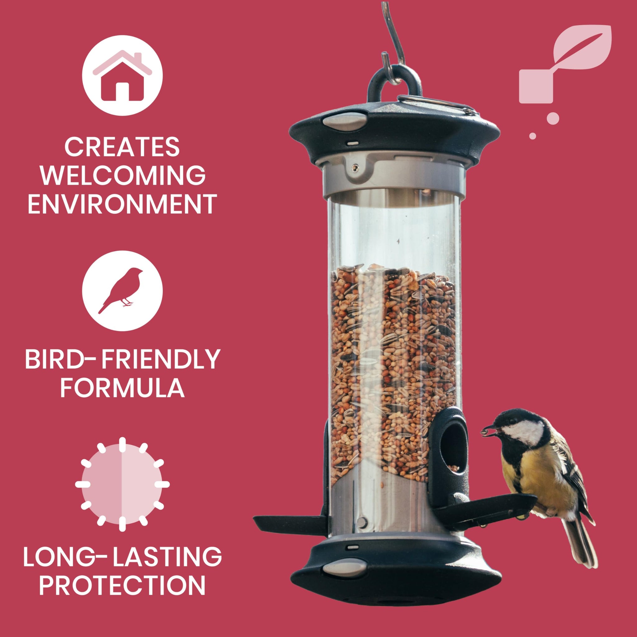 Good Salt Pet Bird Feeder & Bird House Protectant Spray, Natural Bird-Friendly Formula to Reduce Buildup & Extend Time Between Cleanings, 32 Ounce