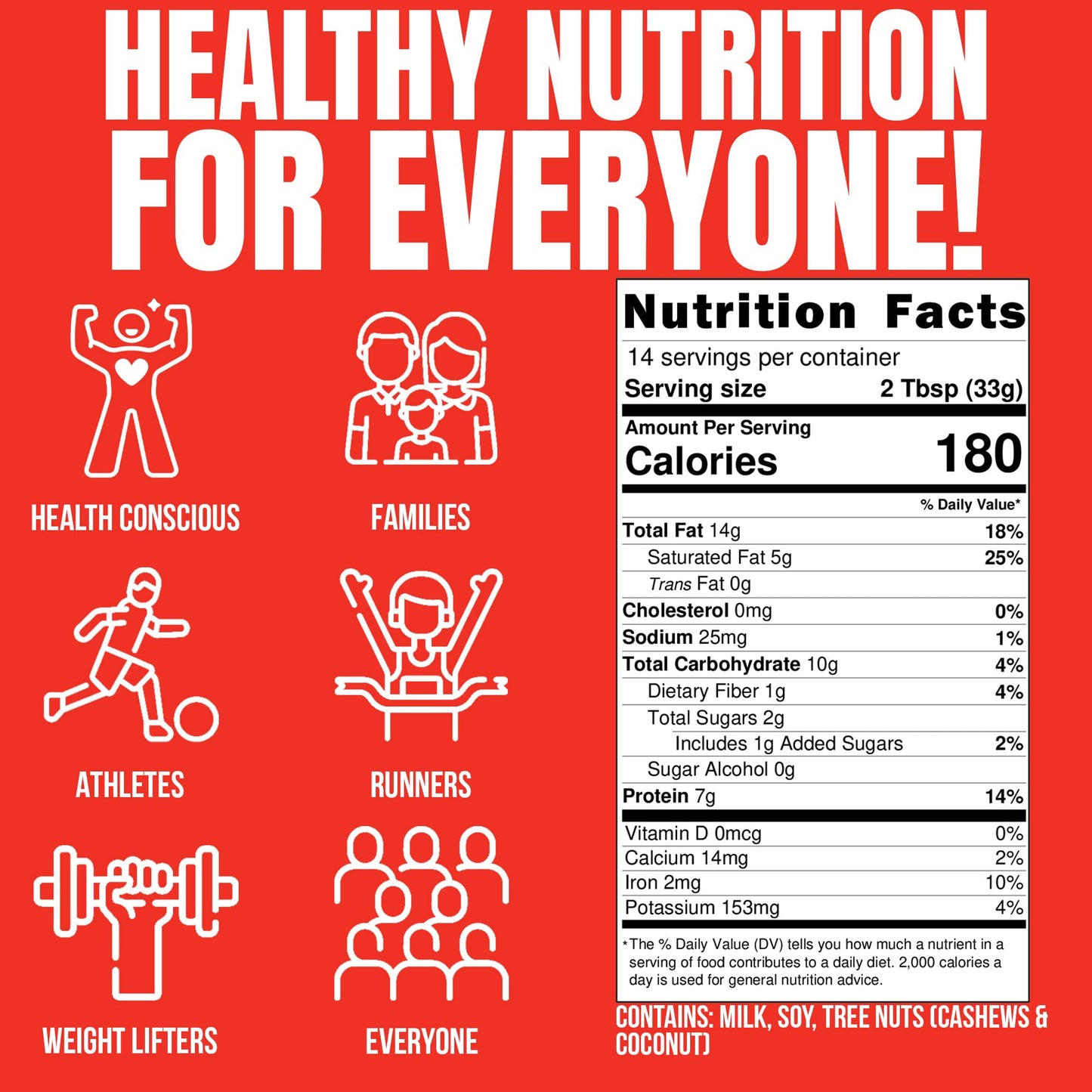 Fit Butters Fruity PEBBLES™ Cashew Butter - Added Protein and Coconut Oil, Low Carb, Low Sugar, Complete Protein Dessert Flavored Nut Butter