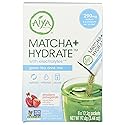 Aiya Matcha+ Hydrate ™ - Strawberry Pomegranate Matcha Drink Mix with Electrolyte - Premium Japanese Matcha Hydrating Powder Blend - 290mg