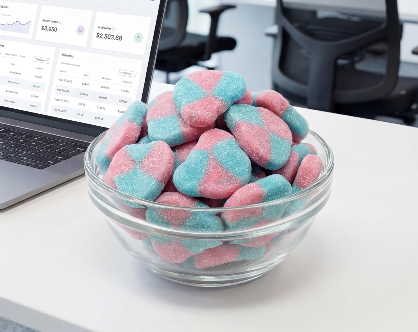 Swedish Candy - Sour Blueberry Strawberry Bear Shaped - Gourmet Soft Gummy Candy - Sweet & Tangy Flavor - Vegan, Gluten Free - Fresh Scandinavian