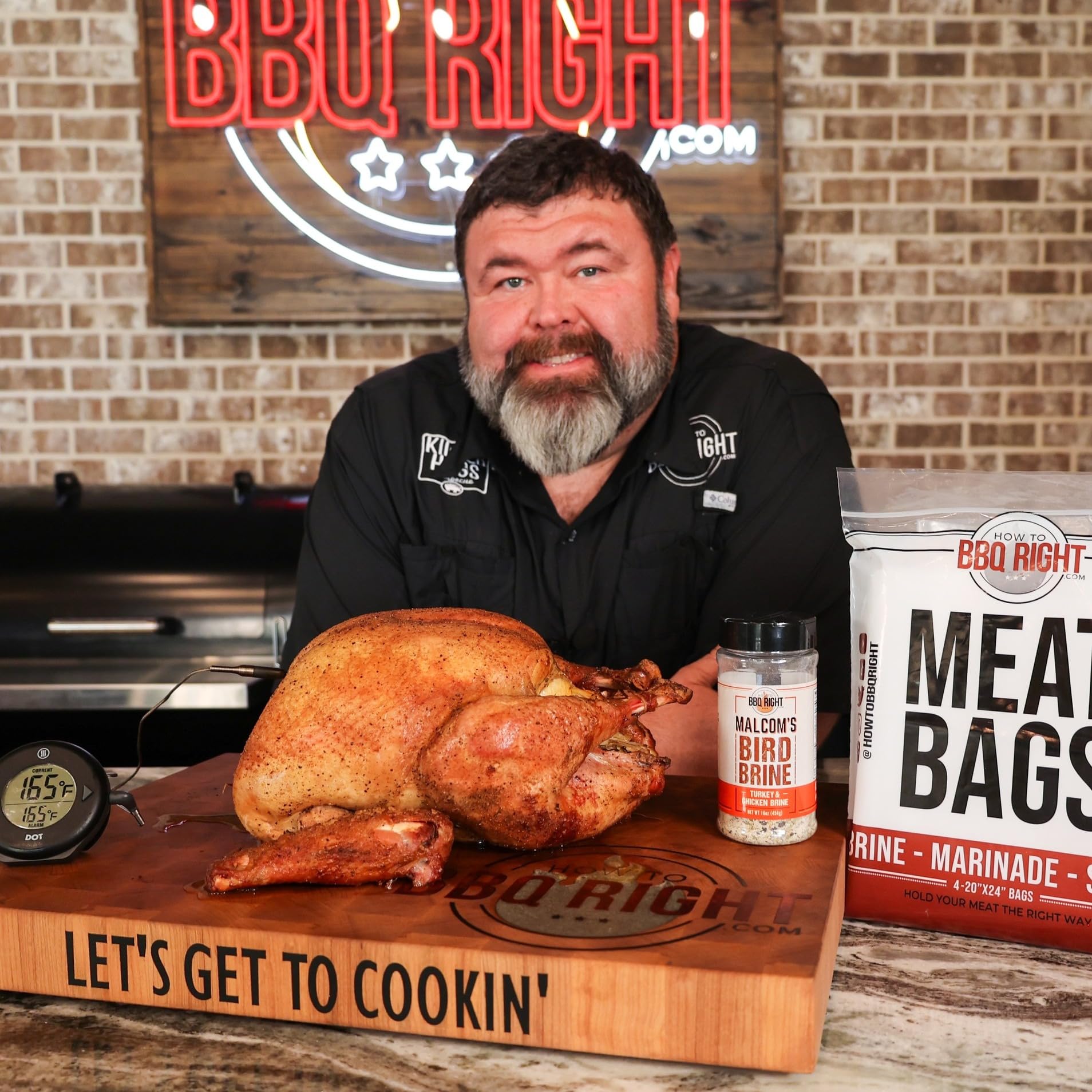 Malcom's Turkey and Chicken Bird Brine Seasoning | Championship Herb Brine Formulated to Produce a Juicy, Tender Bird Every Time | 16 oz