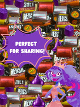 Dark Chocolate Candy Variety - 10 lbs - Kisses Dark, Dark Chocolate - Bulk Dark Chocolate - Individually Wrapped Chocolate