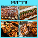 Croix Valley Memphis BBQ Dry Rub - 3 Pack (12 oz Plastic Shaker Bottle) - Savory Depth with Balanced Spice - Gluten-Free, No MSG, Vegan - Low-and-Slow