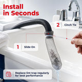 DR Quality Parts Washing Machine Lint Trap - Stainless Steel Hose Filter, Mesh Drain Catcher, Washer Sock Lint Remover, Rust-Free Snare Laundry Filter