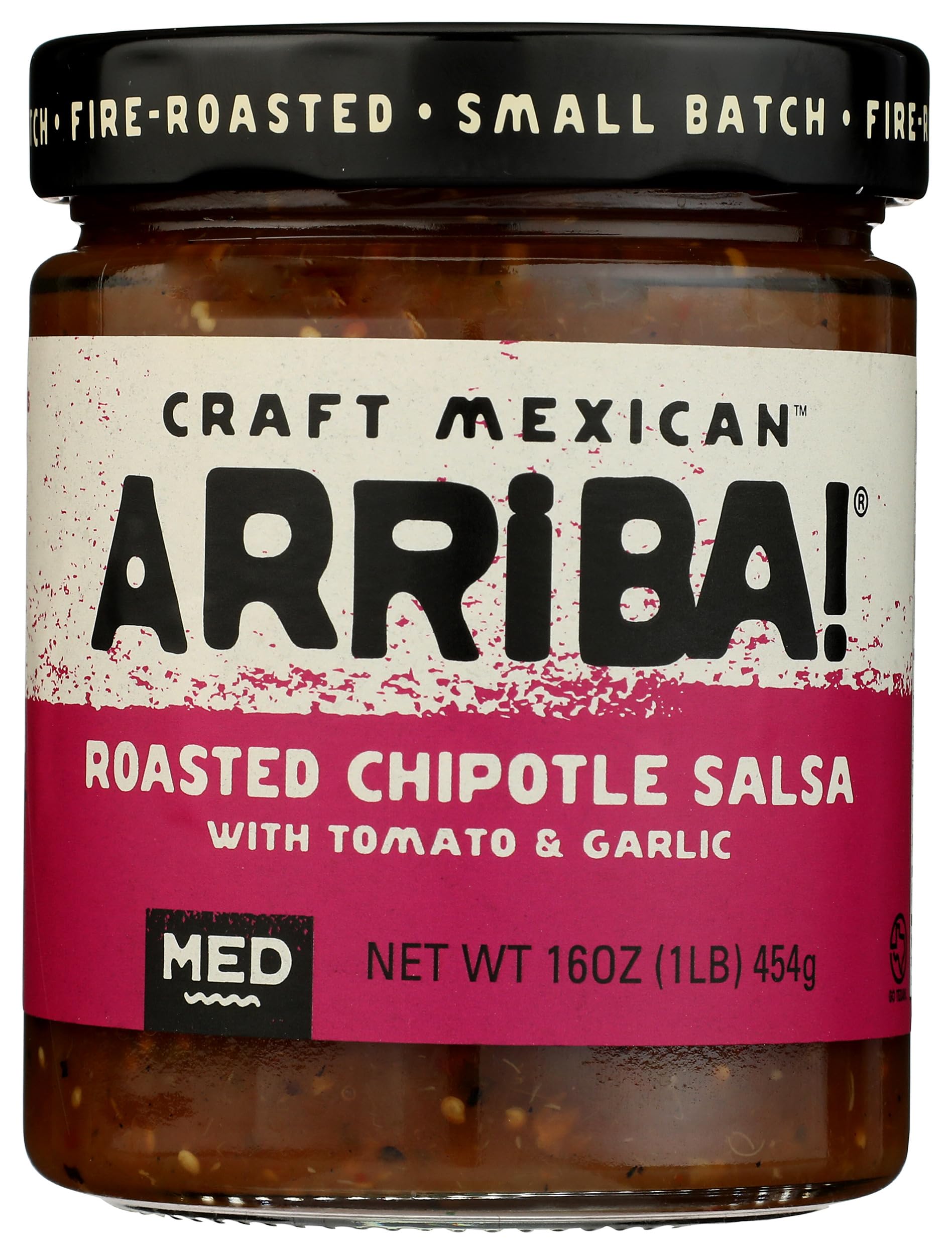 Arriba Salsa Fire Roasted Mexican Chipotle Medium - 16 oz