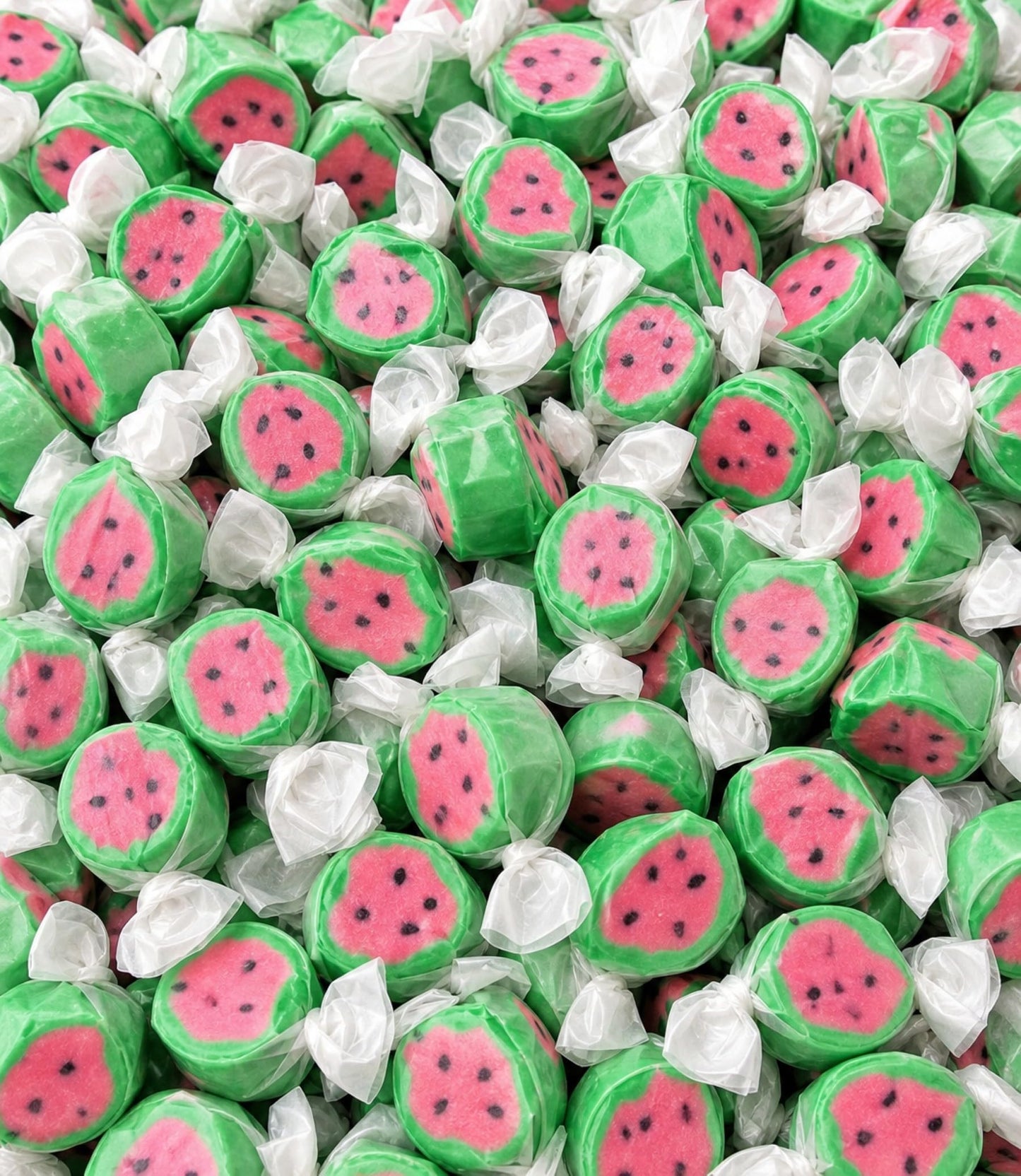 Watermelon Salt Water Taffy -1.5 lbs of Fresh Delicious Individually Wrapped Fruity Chewy Taffy