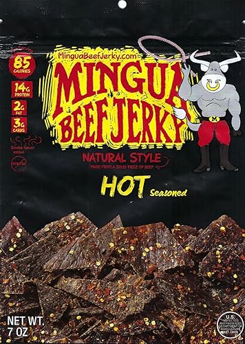 Mingua Beef Jerky (The Original) 7 oz Hot
