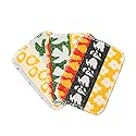 Mistifi Scrub 3-Pack resusable, scouring pad, Non-Scratching Dish Scrubber for Kitchen and House Hold clening, Dishwasher Safe Soft scrube, Assorted