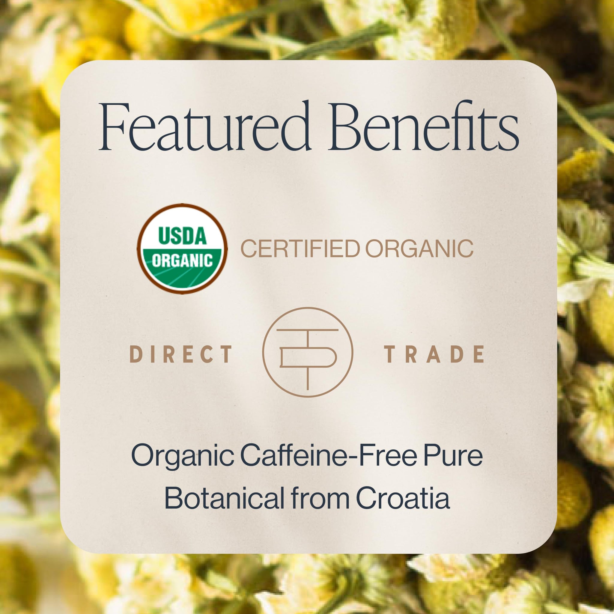 Rishi Tea Golden Chamomile Blossoms Herbal Tea - Organic, Caffeine Free Loose Leaf, Calming Pure Botanical Infusion - 4 Ounces, 28+ Servings