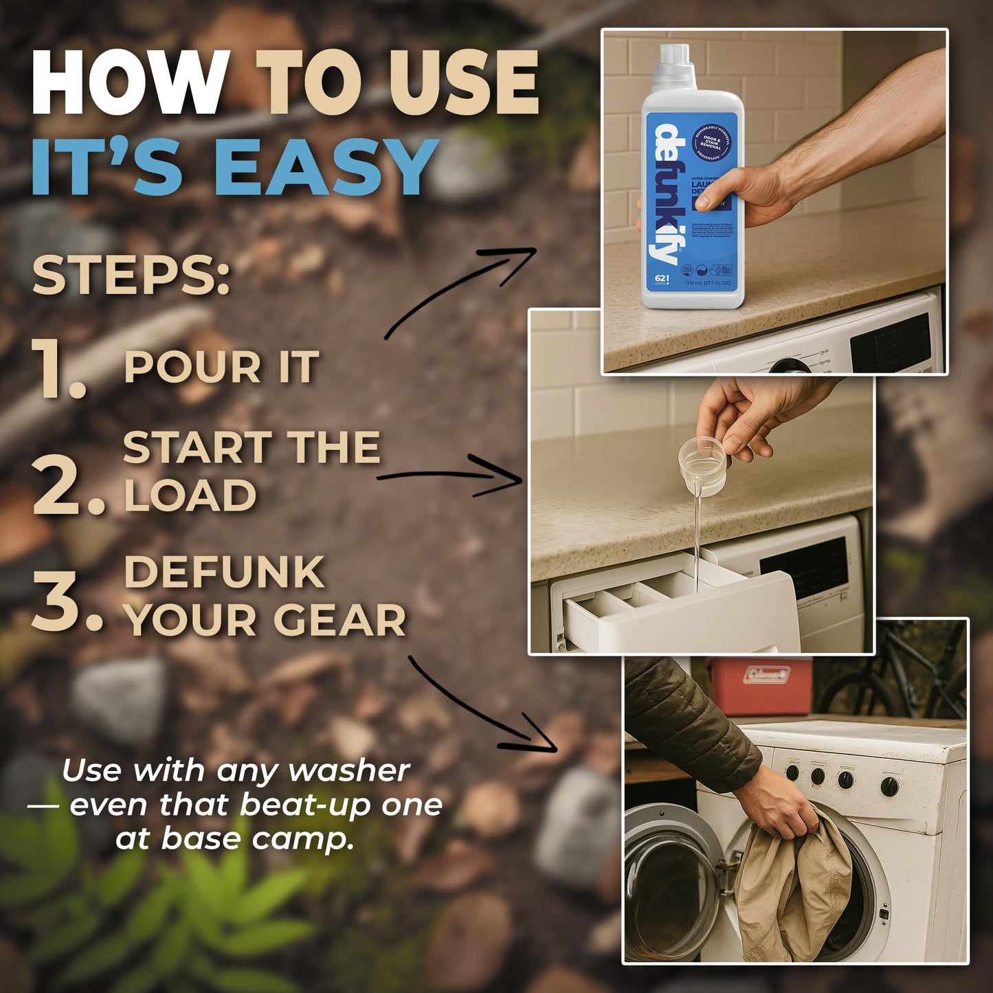 Laundry Detergent 124 Load. Crisp, Clean 'Fresh Air' Essential Oil Liquid Laundry Detergent Washing Soap for Sensitive Skin. ProvenSafe™ Cleaning