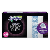 Swiffer Wetjet Heavy Duty Mop Pad Refills for Floor Mopping and Cleaning, All Purpose Multi Surface Floor Cleaning Product, 20 Count (Packaging May