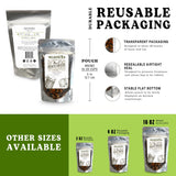 Nelson's Tea A&J's Root Beer - Cut & Sifted Sarsaparilla Root Tea Loose Leaf - Caffeine Free, Harmonious Herbal Blend of Burdock, Birch Bark