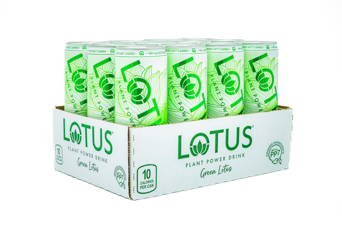 Green Lotus Watermelon Plant Power® Zero Sugar 160 mg, 12 Pack 12 oz Cans