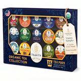 Organic Tea Pods Variety Pack - Assorted Sampler Pack Compatible for Keurig Brewer and Coffee Maker - Earl Grey, English Breakfast, Chai, Chamomile