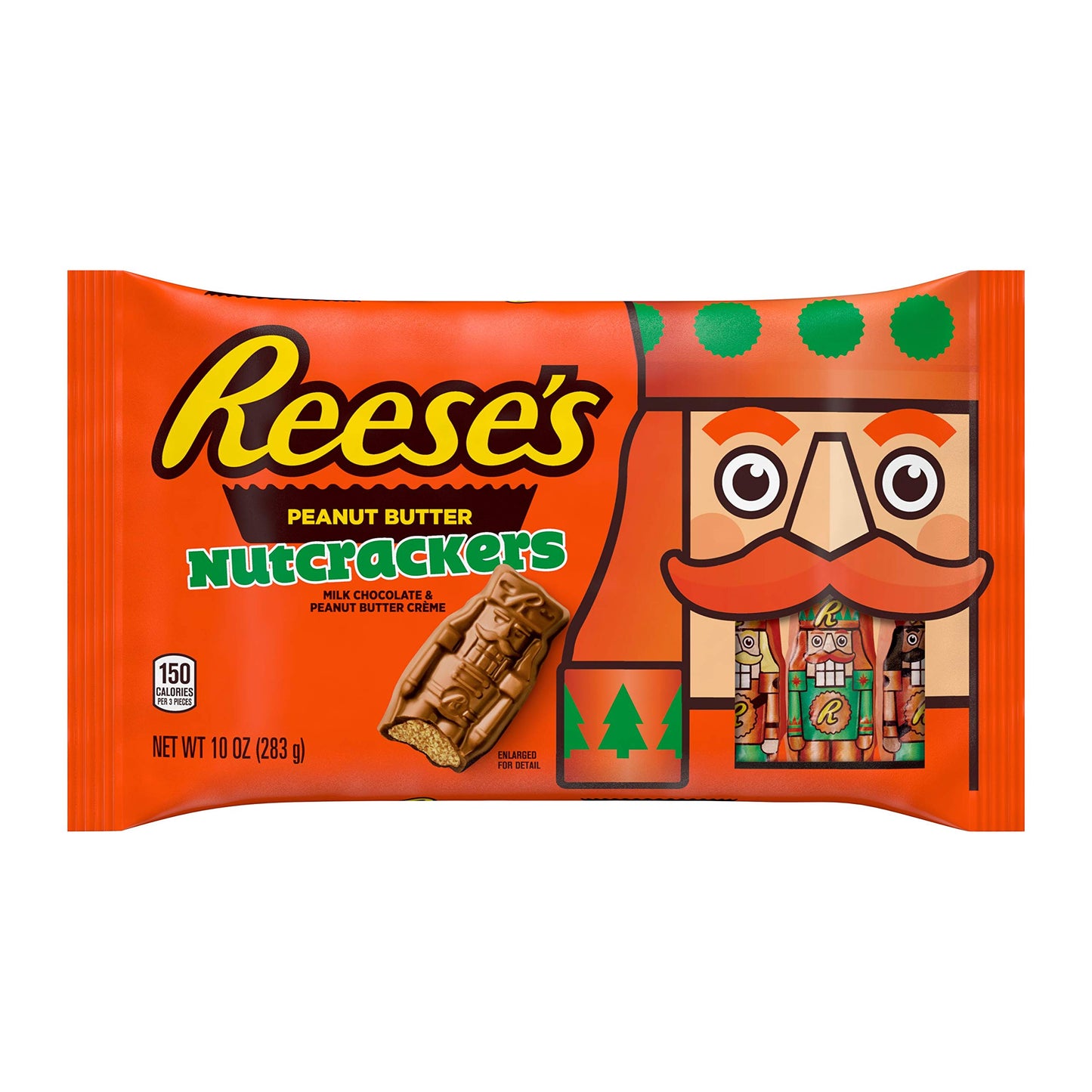 Reese's Holiday Peanut Butter Chocolate Nutcrackers Candy, 10 Oz