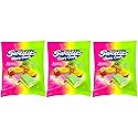 Bonart Sweeties Tropical Fruits Pack of 3 - Chewy Watermelon Tropical and Melon Pineapple Candy - 7 Ounce Bags