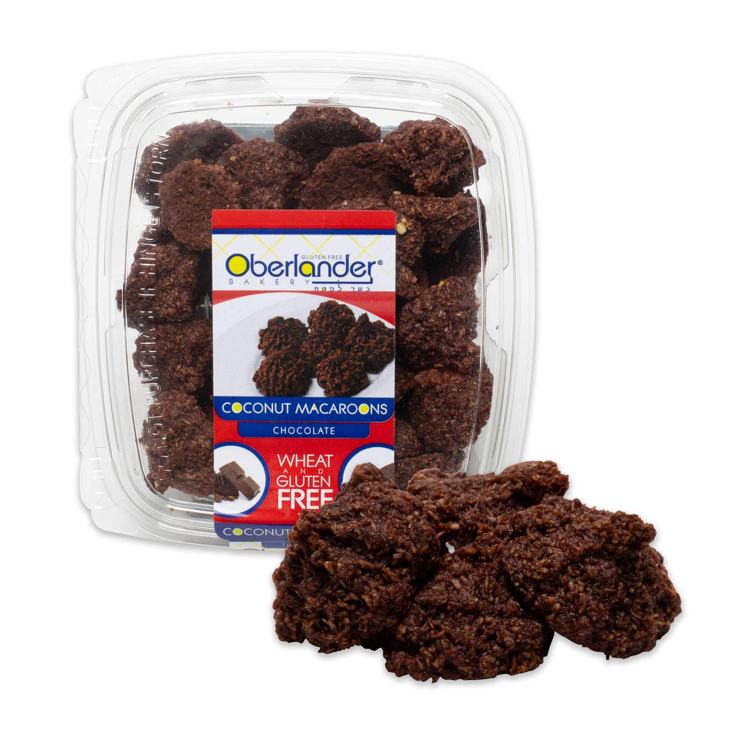 Oberlander Gluten Free Chocolate Coconut Macaroons | Tasty Sweet Cake Cookie Contains No Gluten, Soy, Dairy, Lactose, Starch or Trans Fat | Certified