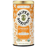 The Republic of Tea SuperShroom Energy Cordyceps and Chaga Herbal Tea, Organic Cinnamon, Ginger and Chicory Blend, Caffeine Free, Unbleached Tea Bags