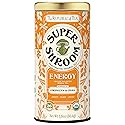The Republic of Tea SuperShroom Energy Cordyceps and Chaga Herbal Tea, Organic Cinnamon, Ginger and Chicory Blend, Caffeine Free, Unbleached Tea Bags