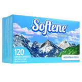 Softene Mountain Fresh Dryer Sheets 120ct
