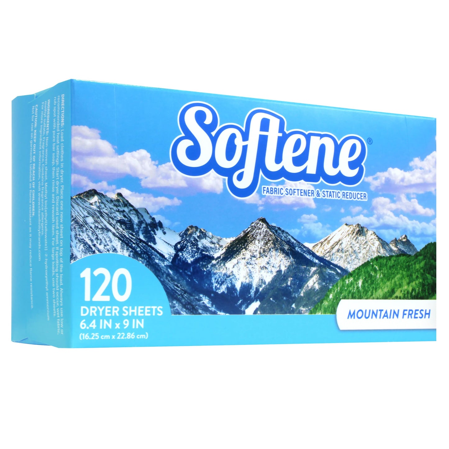 Softene Mountain Fresh Dryer Sheets 120ct