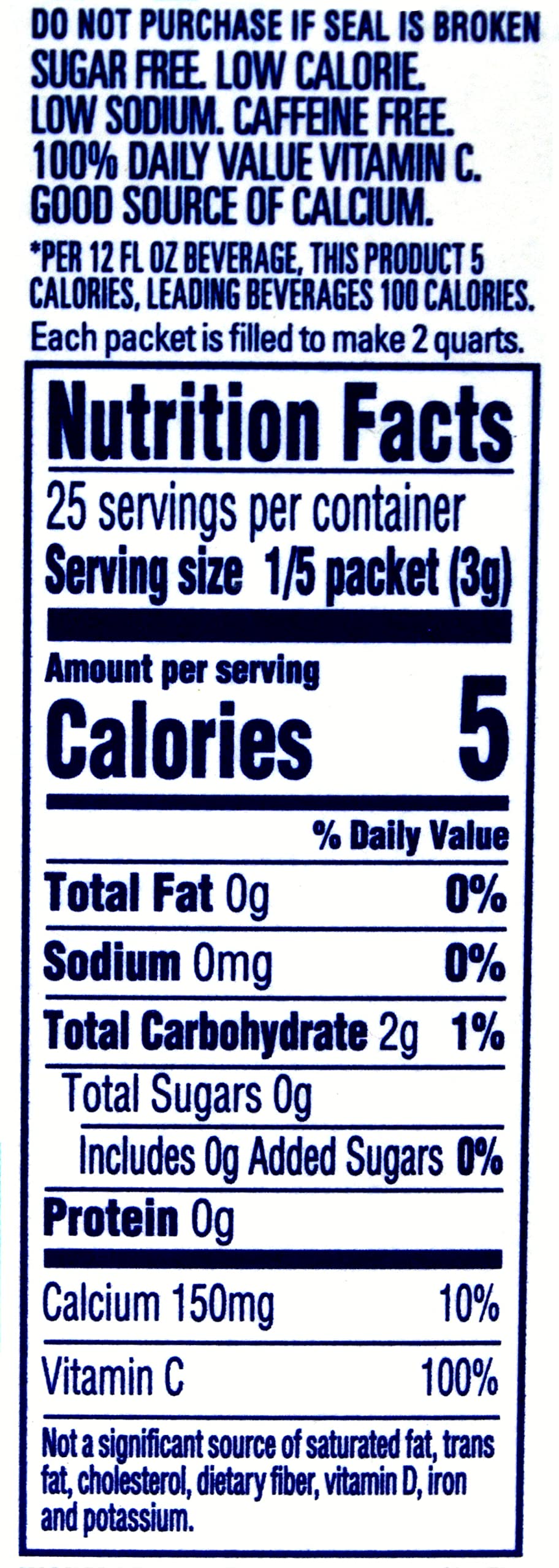 Crystal Light Classic Orange Drink Mix, 10-Quart Canister (Pack of 5)