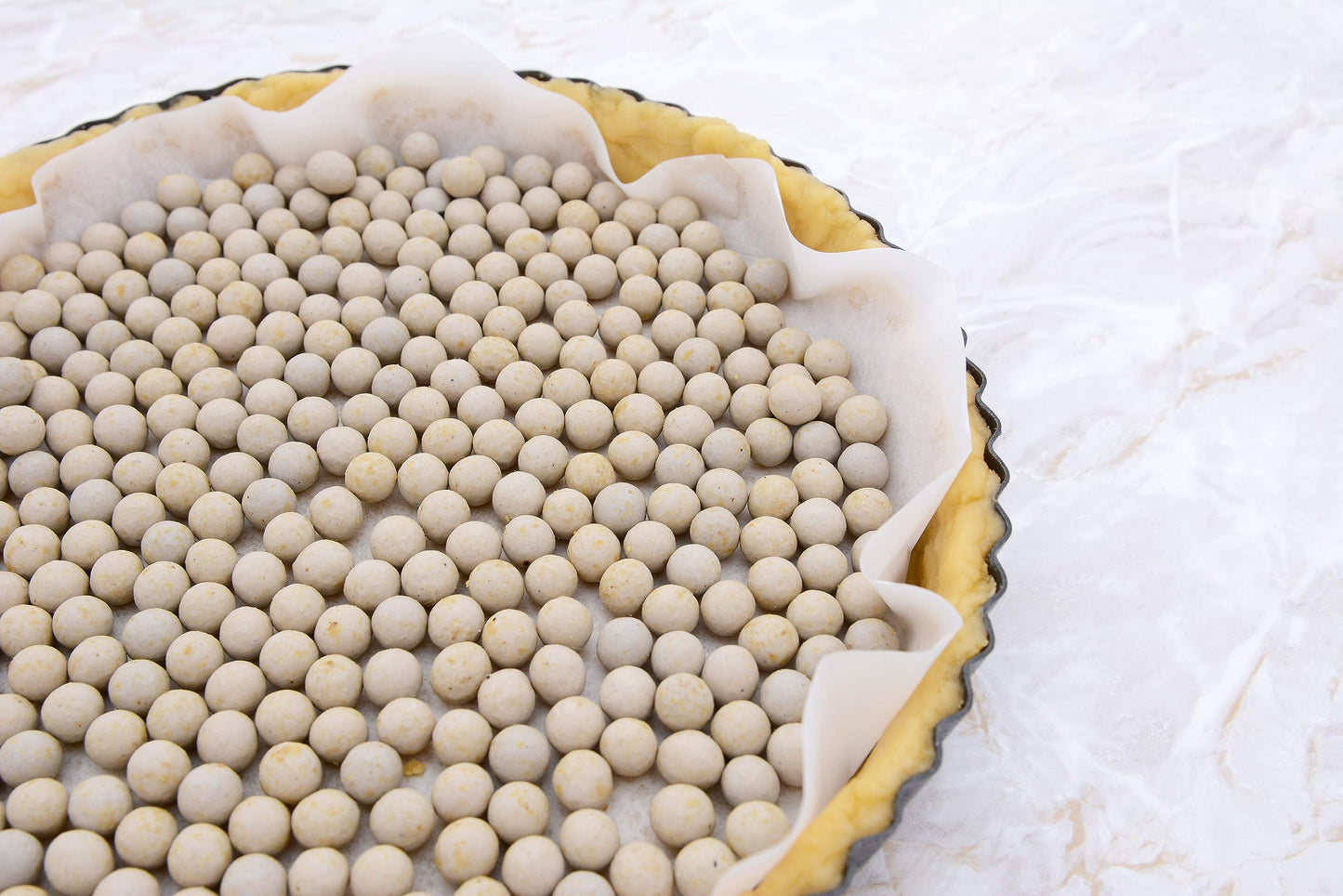 R&M International Ceramic Pie Weights, 1 lb. with Mesh Storage Bag