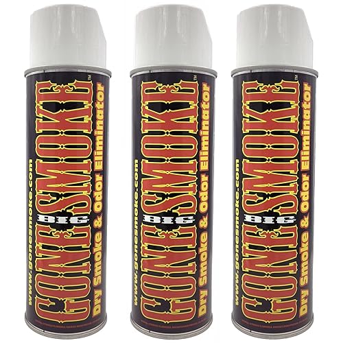 Big Gone Smoke- Dry Smoke Odor Eliminator Air Freshener Aerosol 16 oz 3 Pack