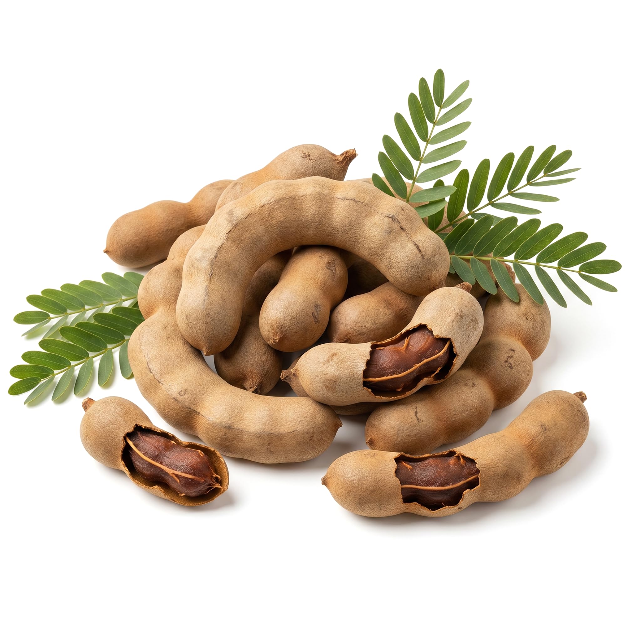 NY SPICE SHOP Sour Tamarind Pods - Thailand Tamarinds Fruit - Fresh Whole Dried Tamarindo - Healthy Snack - Delicious & Nutritious Herbal Fruits - 3