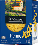 Tuscanini Authentic Italian Penne Pasta 16oz (4 Pack) Made with Premium Durum Wheat, Done in 11-14 Minutes
