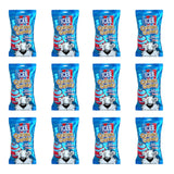 ICEE Cotton Candy Display Case | 3oz Bags | 12 Count | Blue Raspberry & Cherry | Soft, Fluffy Carnival Candy | Perfect for Parties, Events & Gifts