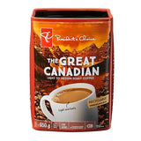 PC The Great Canadian Light to Medium Roast Coffee 930g/33oz (Imported from Canada)