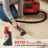 Shop-Vac Carpet Cleaner Solution, 8Fl Oz, Low Foam Upholstery Cleaner Solution For All Carpets, Upholstery & Area Rugs, Dissolves Dirt, Grime, Pet