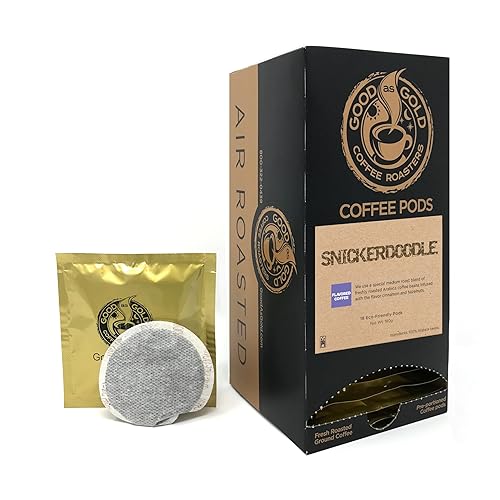SNICKERDOODLE COFFEE PODS - Good As Gold Coffee - (1 Box / 18 Coffee Pods)